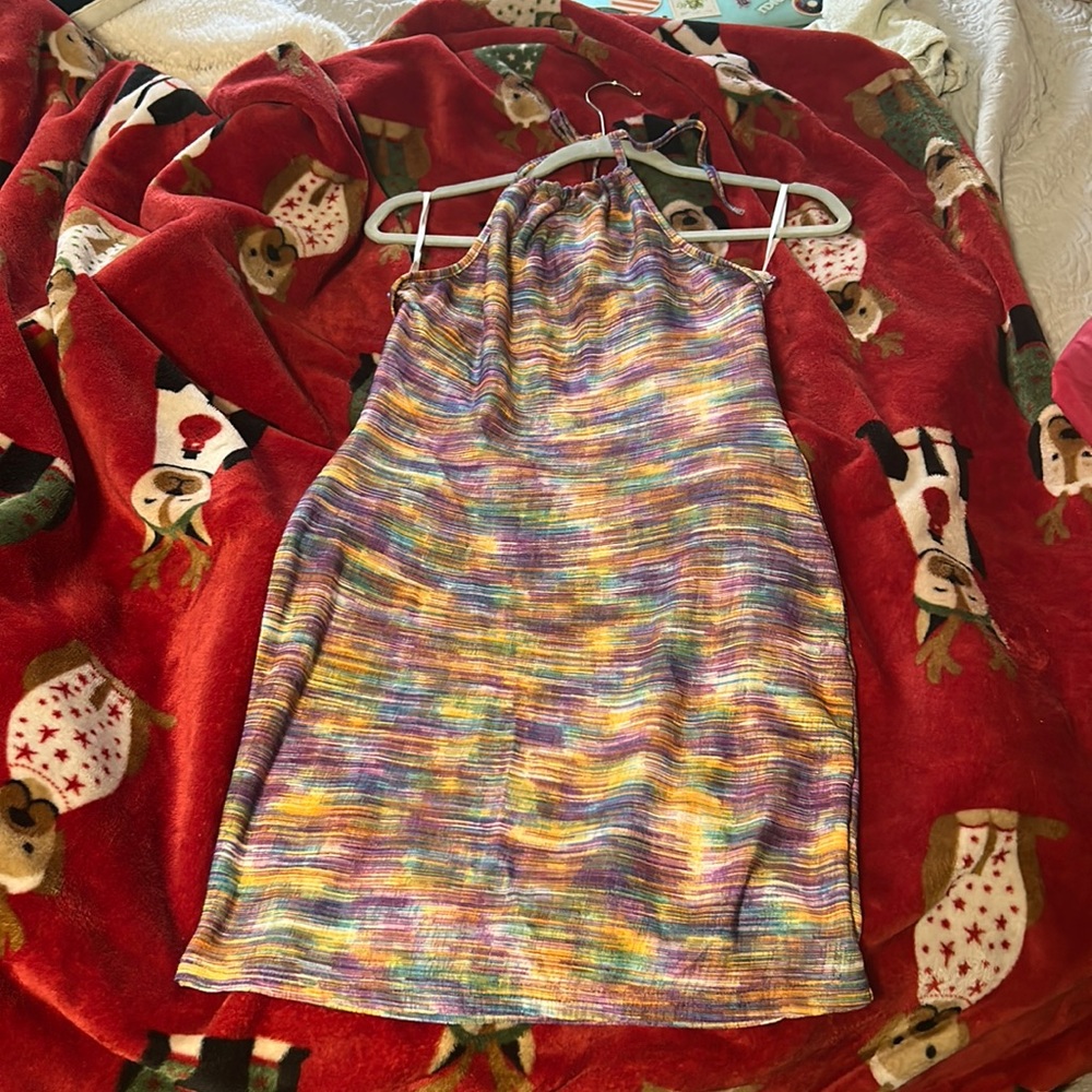 Shein multicolor mini dress